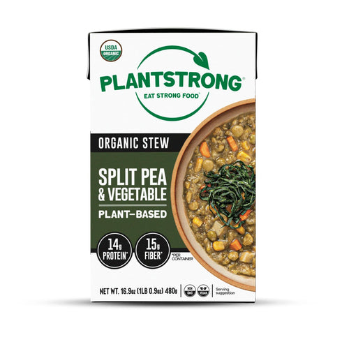 PLANTSTRONG Chili & Stew USDA Organic, Non-GMO, Plant-Based, Vegan, Gluten-Free, Oil-Free, Lightly