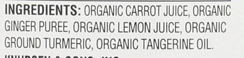 Knudsen Organic Ginger Carrot Juice - Refreshing Beverage