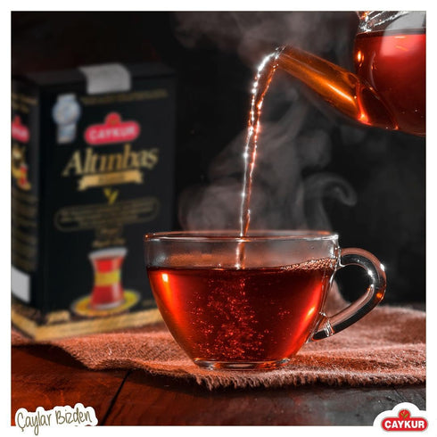 Set 4 500g 17.6 Oz AYKUR Premium Turkish Black Tea Bundle, Filiz, Caycicegi, Altinbas & Rize, Traditional Loose Leaf