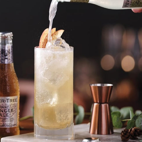 200ml Fever Tree Premium Refreshingly Light Ginger Beer - Premium Quality Mixer and Soda - Refreshing Beverage