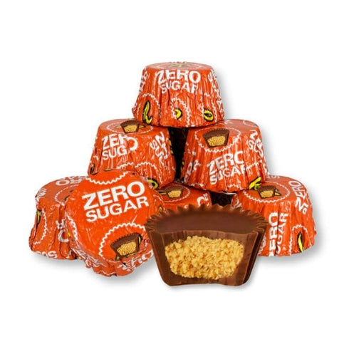 Zenya Tea Shop 5 lb 250 Sugar Free Mini Peanut Butter Cups Candy Individually Wrapped Bulk Bag - (Approx. pieces)