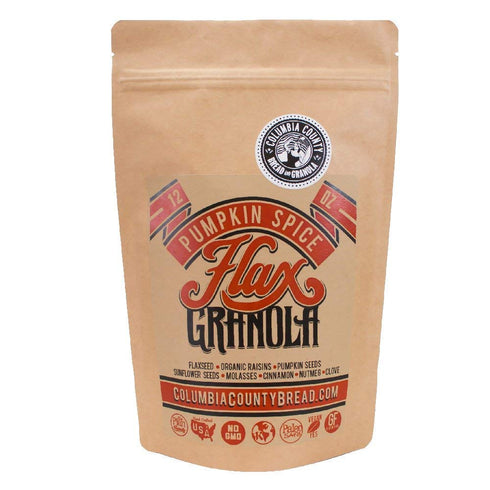 Columbia County Bread & Granola Pumpkin Spice Flax-Granola ("The Plan" Friendly) 12 oz