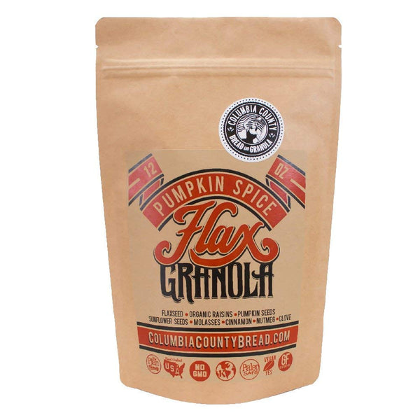 Columbia County Bread & Granola Pumpkin Spice Flax-Granola ("The Plan" Friendly) 12 oz