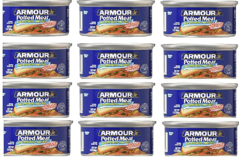 Generic Potted Meat made with Chicken and Pork (12 cans, 3 oz. each)