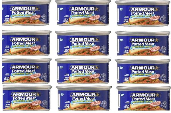 Generic Potted Meat made with Chicken and Pork (12 cans, 3 oz. each)