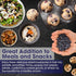 Cherry Bay Orchards Dried Blueberries (6oz Bag) - 100% Domestic, Natural, Kosher, Gluten-Free, GMO Free, Resealable
