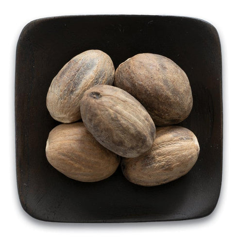1-pound Frontier Co-op Whole Nutmeg, Bulk Bag, Aromatic, Subtly Spicy-Sweet Flavor, Kosher, No GMO, No ETO
