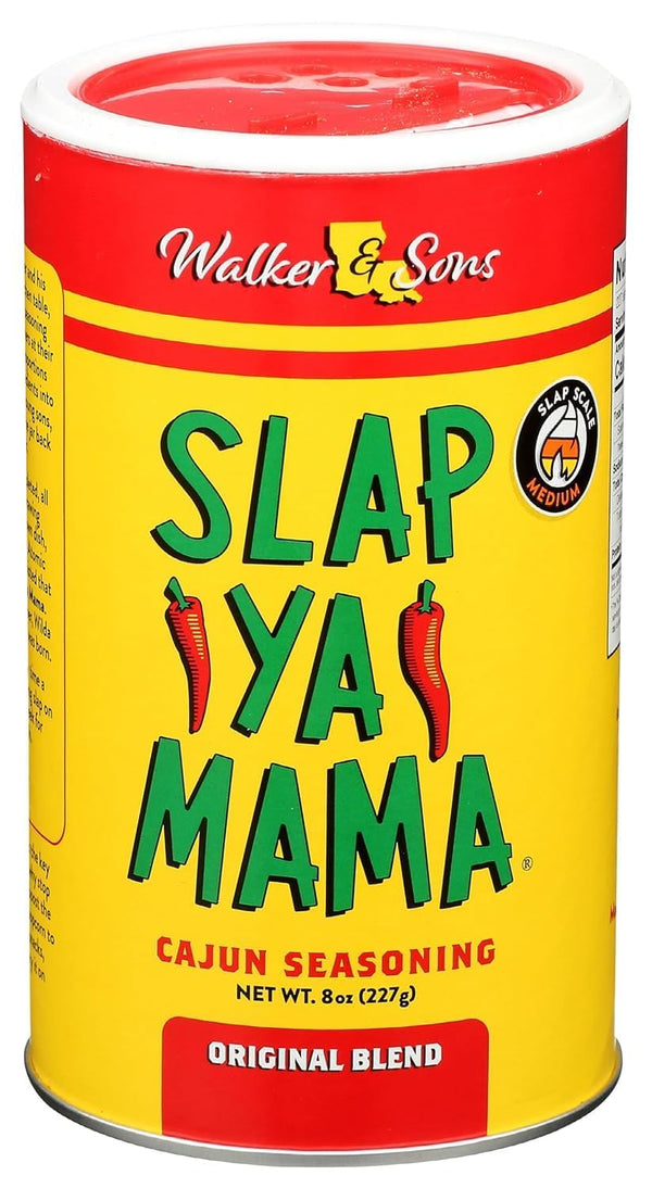 Walker & Sons Slap Ya Mama, Cajun Seasoning, 8 Oz Can