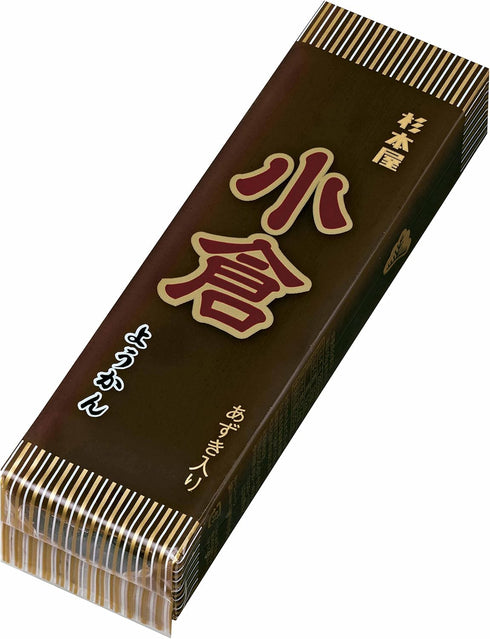 JP Sugimotoya Ogura Yokan Japanese 400g (Pack of 2), Traditional Azuki Red Bean