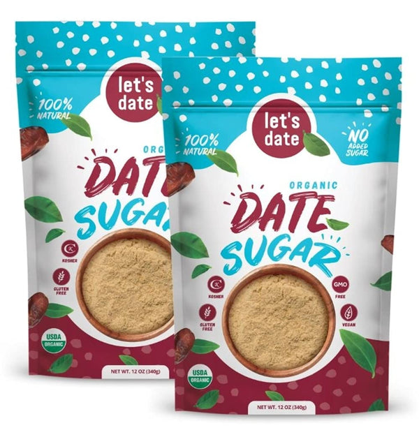 Lets Date | Organic Date Sugar | Excellent Sugar Substitute | Baking