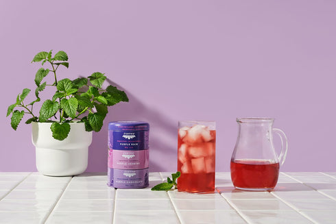 102 JUSTEA Purple Tea Trio, Jasmine , GR