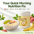 xapuo 500g 3 Chia Seeds Apple Banana Milk Oatmeal, Instant Hot Cereal, Ways To Prepare, Quick Breakfast For Home Office