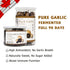 Orgnisulmte Canada Black Garlic 8 oz, Fermented for 90 Days, 100% Natural Multi Clove Garlic