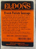 Eldons 25 Lbs. #889 Fresh Polish Sausage Seasoning Seasons
