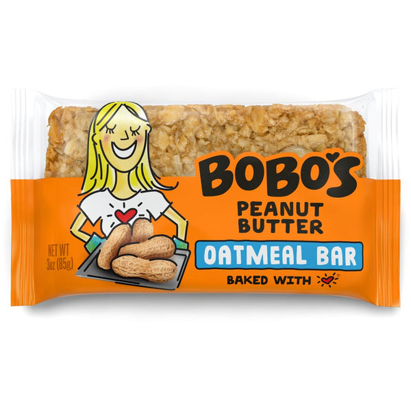 Bobo's Peanut Butter Oat Bars, Gluten Free, Non-GMO, Whole Grain Oats, Pack