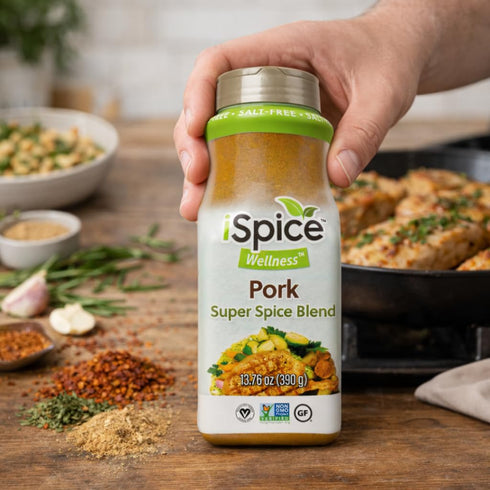 13.76 oz iSpice Blend| Pork Seasoning | | Mixed Spice & Seasoning | Bulk Size | Halal | Kosher