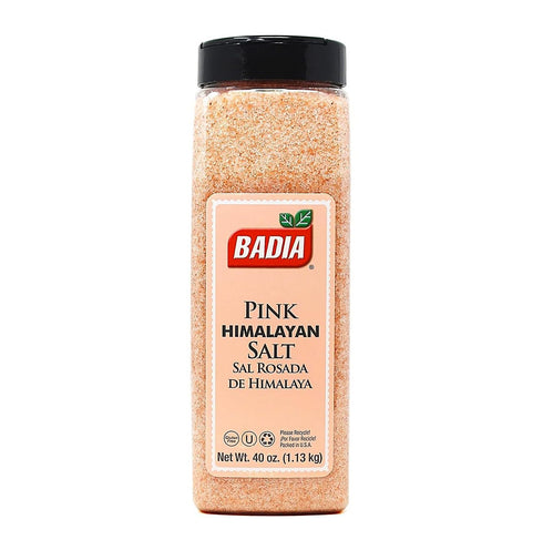 Badia Pink Himalayan Salt, 40 oz Coarse Grain Salt for Cooking, Grilling,
