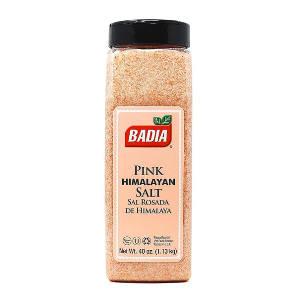 Badia Pink Himalayan Salt, 40 oz Coarse Grain Salt for Cooking, Grilling,