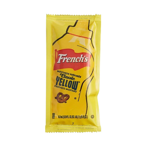 Packet, (7 25, Count) Classic Yellow Mustard Portion Single Serve gr.