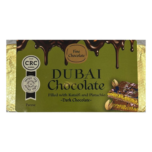 Generic Kosher Dubai Chocolate Bar Filled with Kataifi and Pistachio (Dark Chocolate)