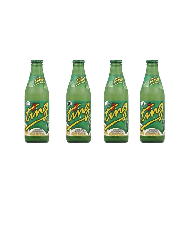 Generic Ting, Sparkling Jamaican Grapefruit Flavored Beverage, 10.14oz Glass Bottle (Pack of 4