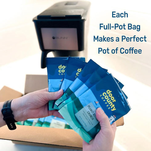Pack 10 100% 1 -1.5 oz County Gourmet Flavored Coffee Sampler - Bags of Unique Flavored Coffees Specialty Grade Arabica