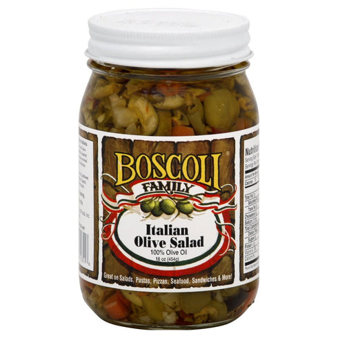 Boscoli Olive Salad Italian Oil 16.0 OZ (Pack of 3)
