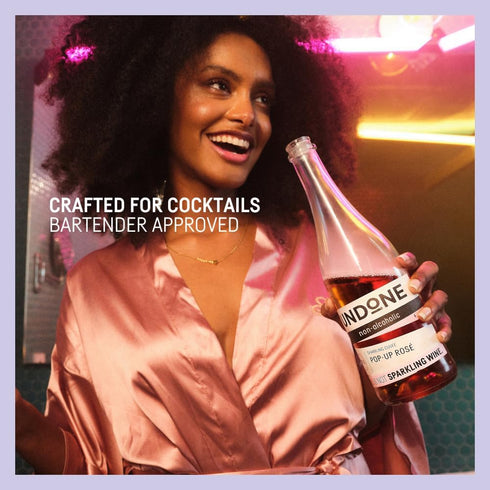 21 700ml UNDONE No. Pop-Up Ros NOT SPARKLING WINE | Premium Non-Alcoholic Ros Sparkling Wine | Bottle | Made in Germany