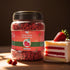 17.6 Oz/500g, 100% (17.6 oz) Premium Freeze Dried Strawberries Pieces Crispy Diced Strawberries Dried, Natural & No