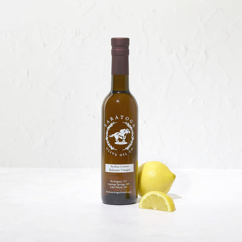 Saratoga Olive Oil Company Sicilian Lemon White Balsamic Vinegar 375ml (12.7oz)