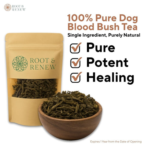 Generic 100% (4 oz) Jamaican Dog Blood Herb - Natural Wild-Harvested Dog Blood Bush Tea, Dried Herbal Leaves