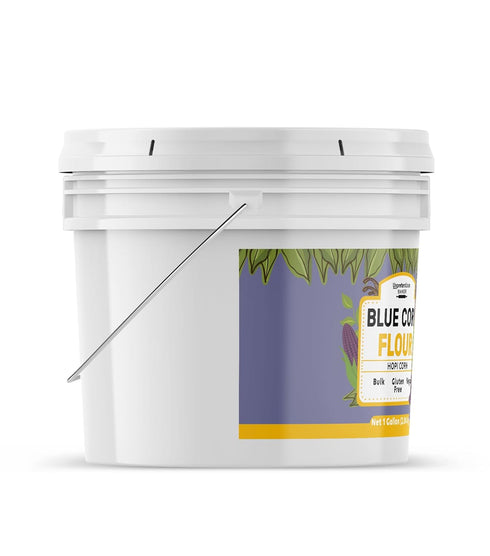 1 Unpretentious Blue Corn Flour, Gallon, Hopi Corn, Sweet & Intense Flavor, Gluten Free