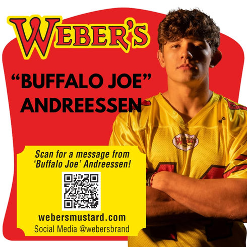 Weber's 16oz (2-Pack) 1922 Horseradish Mustard - | | Buffalos Iconic Mustard Since | Limited-Edition Buffalo Bills