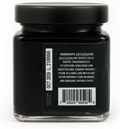 (8.1 oz) Sanniti Cuttlefish Ink Nero di Seppia | Authentic Italian Seafood Ink | Gourmet Ingredient for Pasta, Risotto