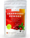 powbab Cranberry Powder from 100% USA Grown Organic Dried Cranberries. No Added