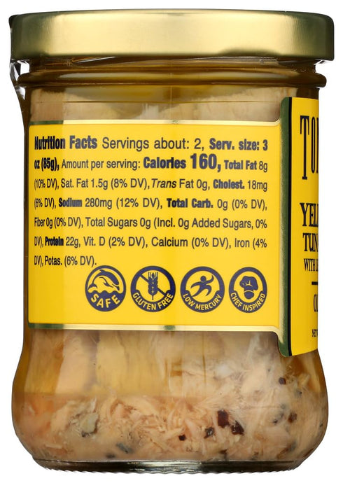 6.7 oz 3PC Tonnino Tuna Fillets with Lemon & Pepper in Olive Oil