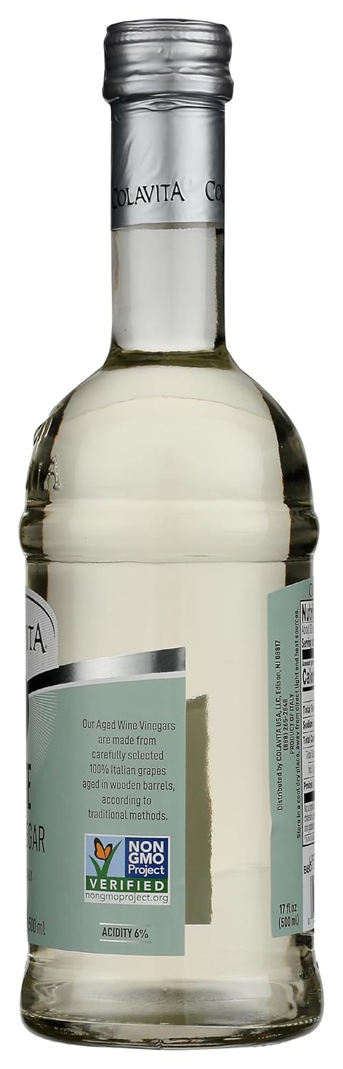 17 Oz Colavita Wine Vinegar - Aged White Wine Vinegar, Fl