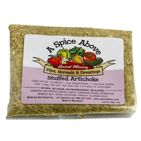 Bek Brands 8 Pack Packets A Spice Above Variety of Dips, Gluten Free, Mixed Seasonings for Easy, Quck-to-Make Appetizer