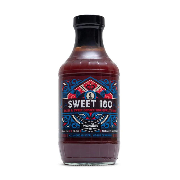 Plowboys BBQ Plowboys Sweet 180 BBQ Sauce Competition Quality Barbecue Sauce with Mild Heat