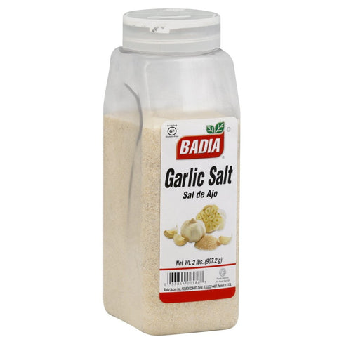 Badia Garlic Salt, 2lb (Pack of 6)