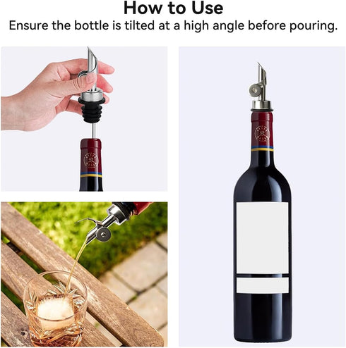 1PCS Olive Oil Pour Spout,Liquor Bottle Pourers for Alcohol, Olive Oil Dispenser Spout, Wine Pourer Spout, Oil Bottle