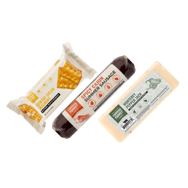 Farmers Market, Keto, Paleo, Low Sodium, Low Sugar, Summer Sausage Gift Set,