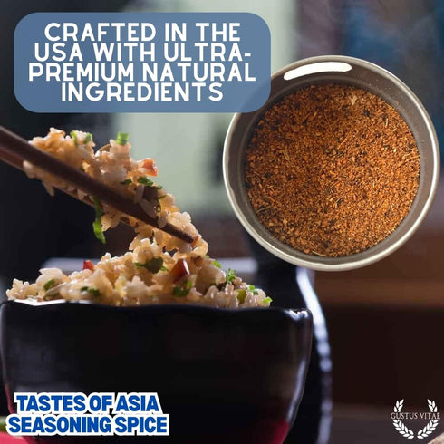 Set Pack GLP-1 Asian Seasonings Gourmet Gift | Tastes of Asia | Artisanal Spice Blends Six | Non GMO, All Natural | No
