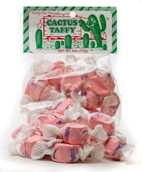 Cactus Candy Company (4oz), 4 (Pack 1) - Prickly Pear Taffy | Made with Natural Prickly Pear Ounce