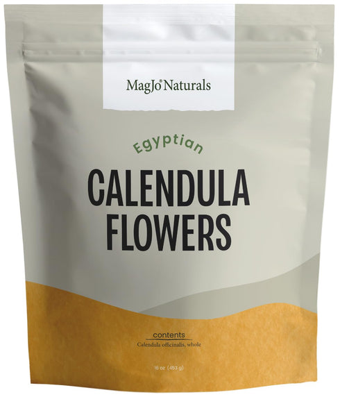 (1 MagJo Naturals, Calendula Flower Pound Bag) whole dried calendula flowers and petals, Calendula officinalis, loose