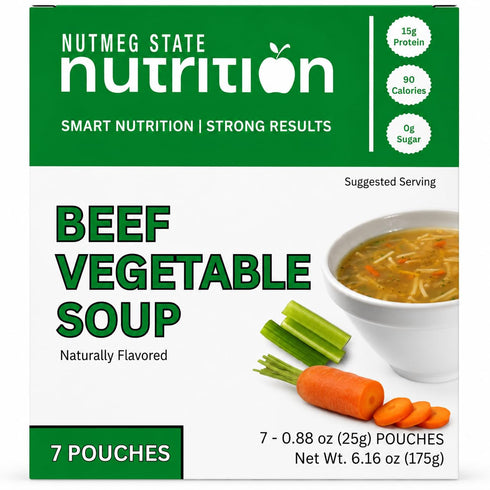 Nutmeg State Nutrition - High Protein Instant Soup Mix, Keto Friendly, 15g
