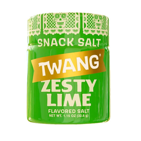 1.15 (Pack 20) Twang Flavored Snack Salt Seasoning, Lime, Toppings for Popcorn, Fresh Fruits, Veggies & Chips, Ounce