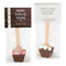 12ct Personalized Winter Wedding Favors Hot Chocolate Spoons (12 Pack) Gourmet Milk