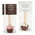 12ct Personalized Winter Wedding Favors Hot Chocolate Spoons (12 Pack) Gourmet Milk
