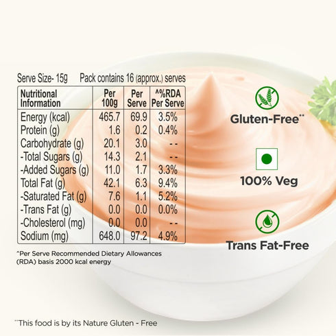 Funfoods 275G Burger Mayonnaise Eggless